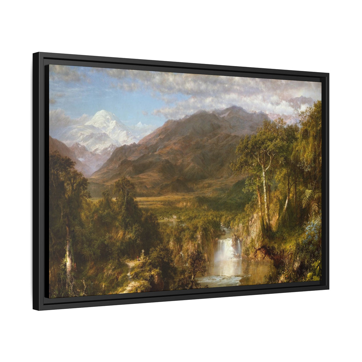 Matte Canvas, Framed (Multi-color)