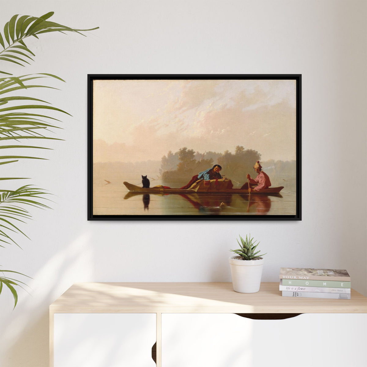Matte Canvas, Framed (Multi-color)