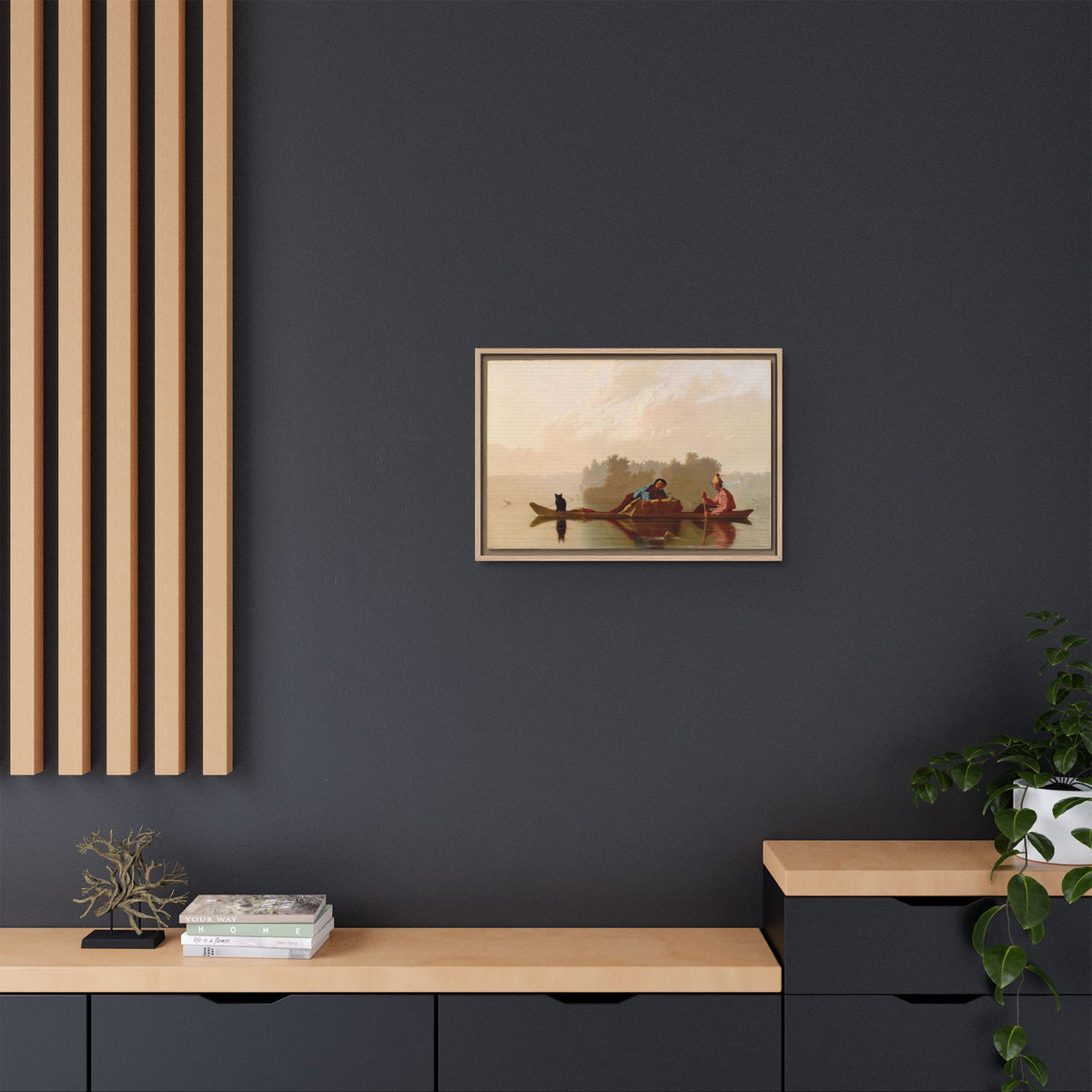 Matte Canvas, Framed (Multi-color)