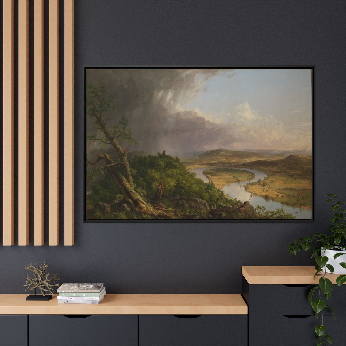 Matte Canvas, Framed (Multi-color)
