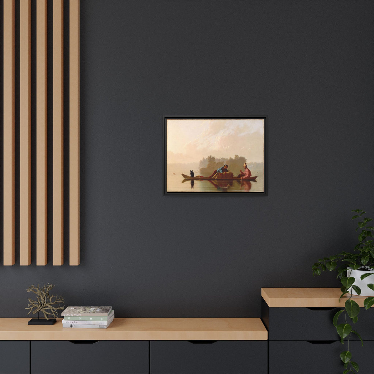 Matte Canvas, Framed (Multi-color)
