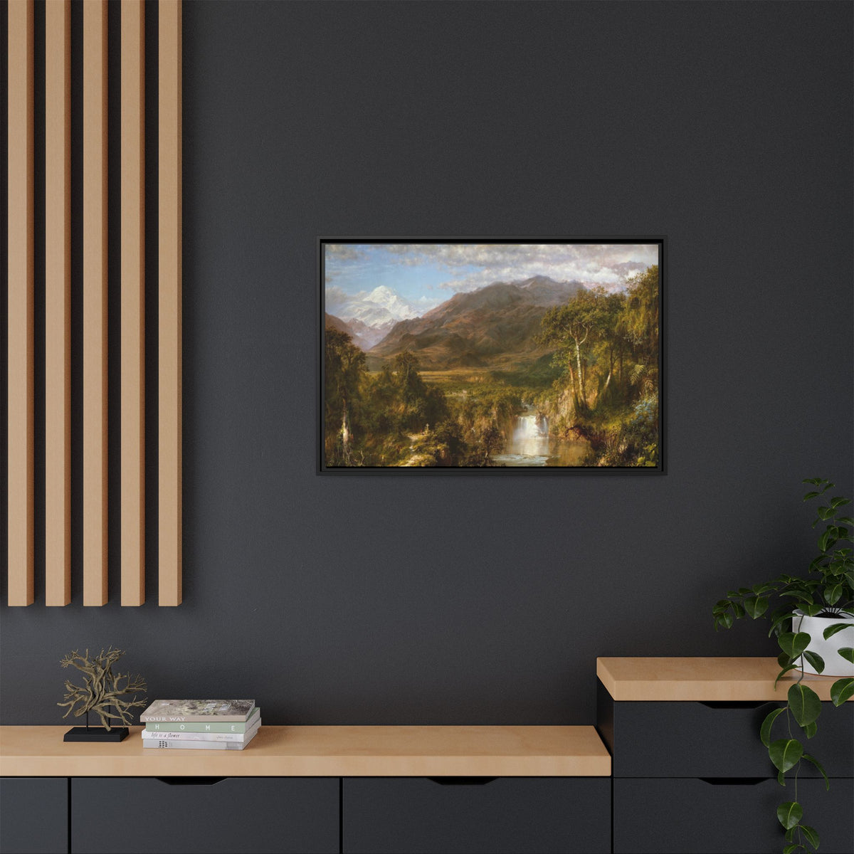 Matte Canvas, Framed (Multi-color)