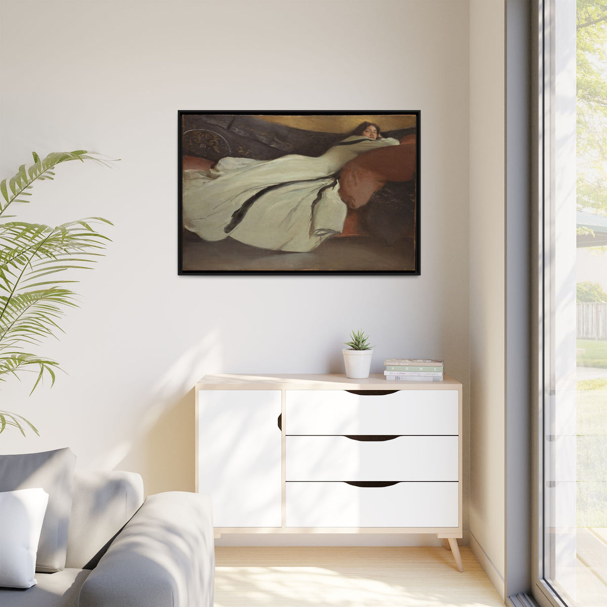 Matte Canvas, Framed (Multi-color)
