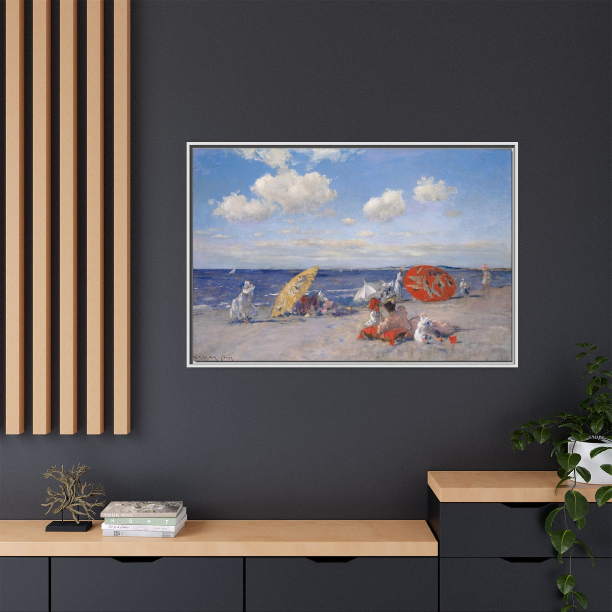 Matte Canvas, Framed (Multi-color)