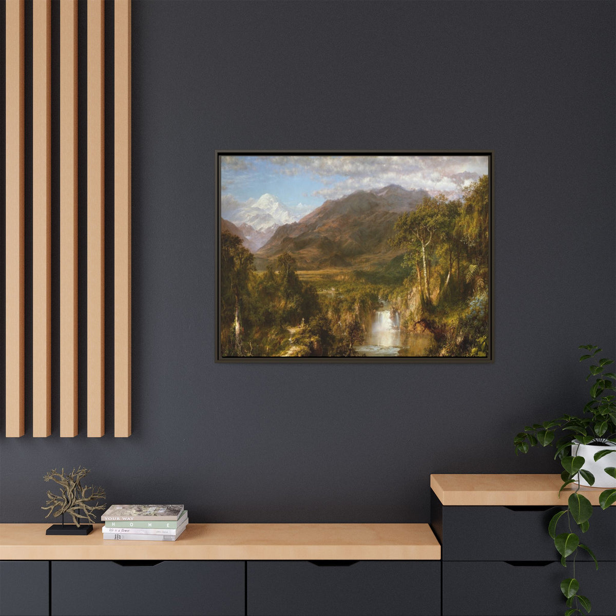 Matte Canvas, Framed (Multi-color)