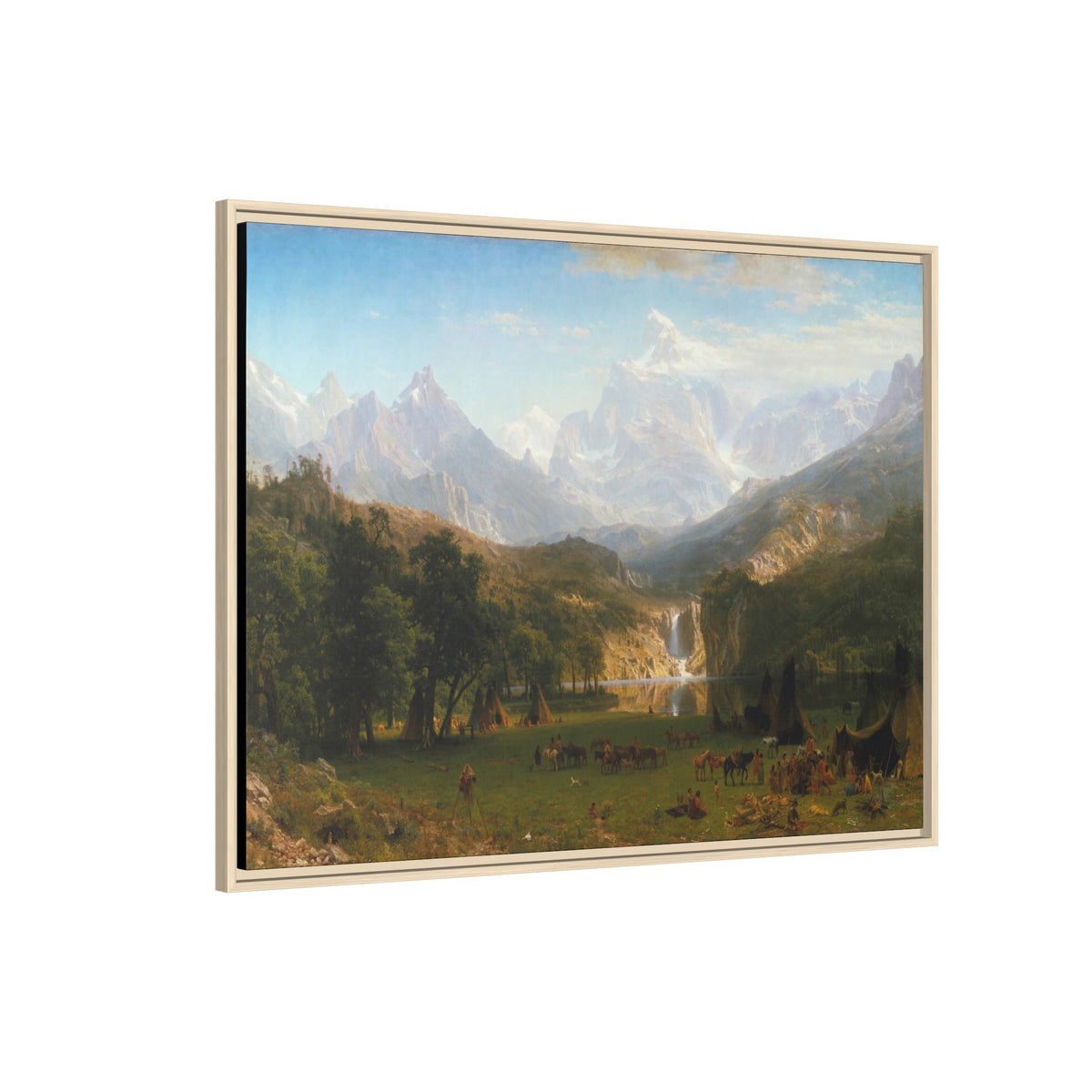 Matte Canvas, Framed (Multi-color)