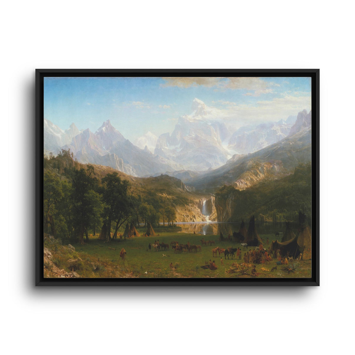 Matte Canvas, Framed (Multi-color)