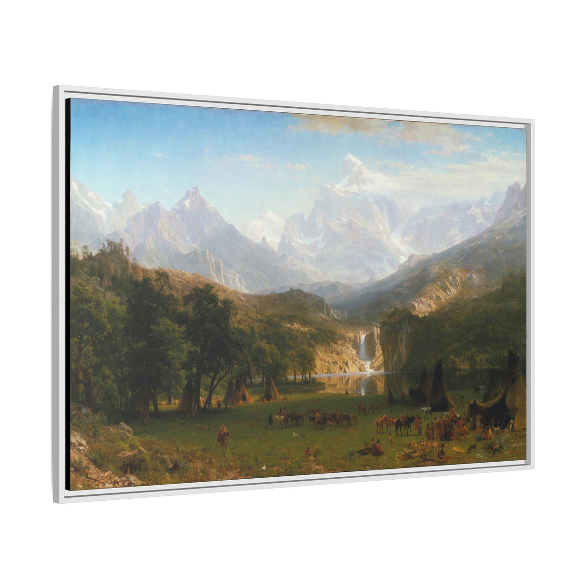 Matte Canvas, Framed (Multi-color)