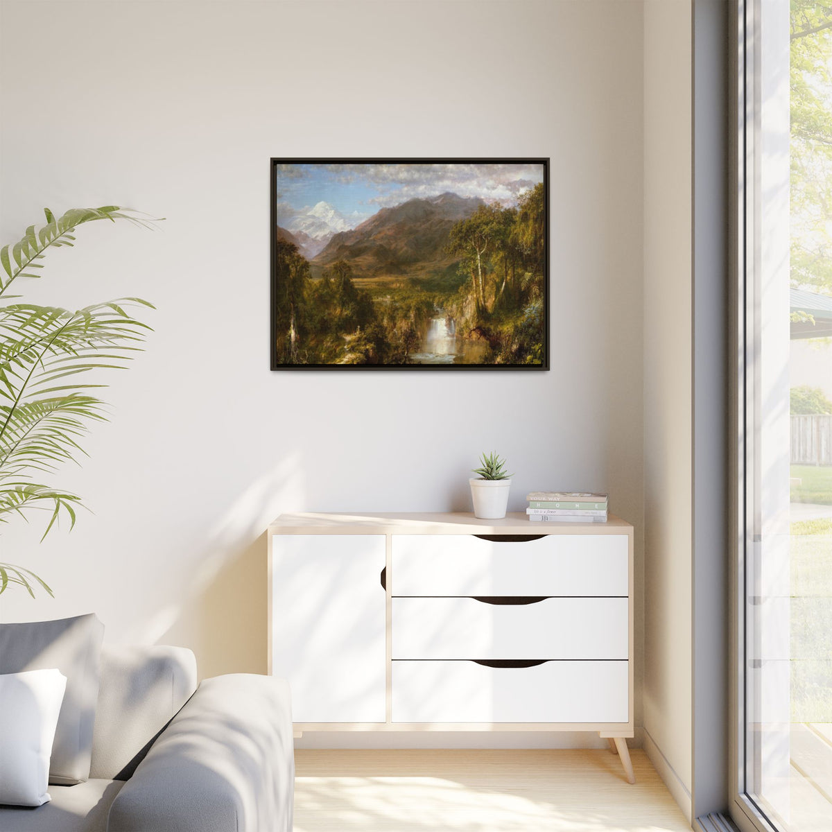 Matte Canvas, Framed (Multi-color)