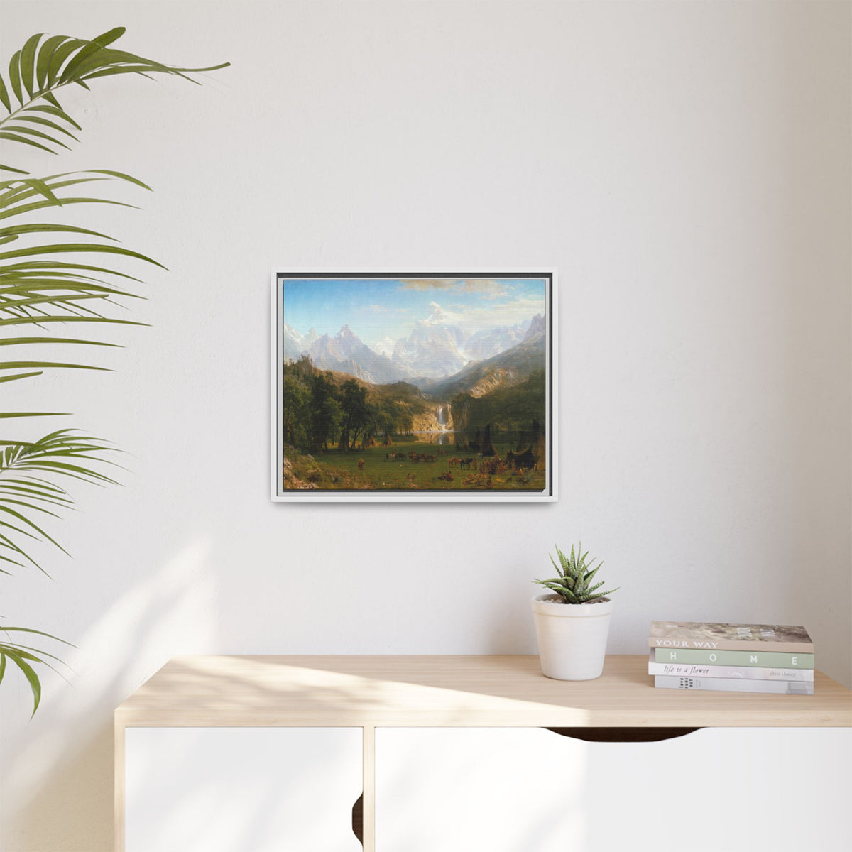 Matte Canvas, Framed (Multi-color)