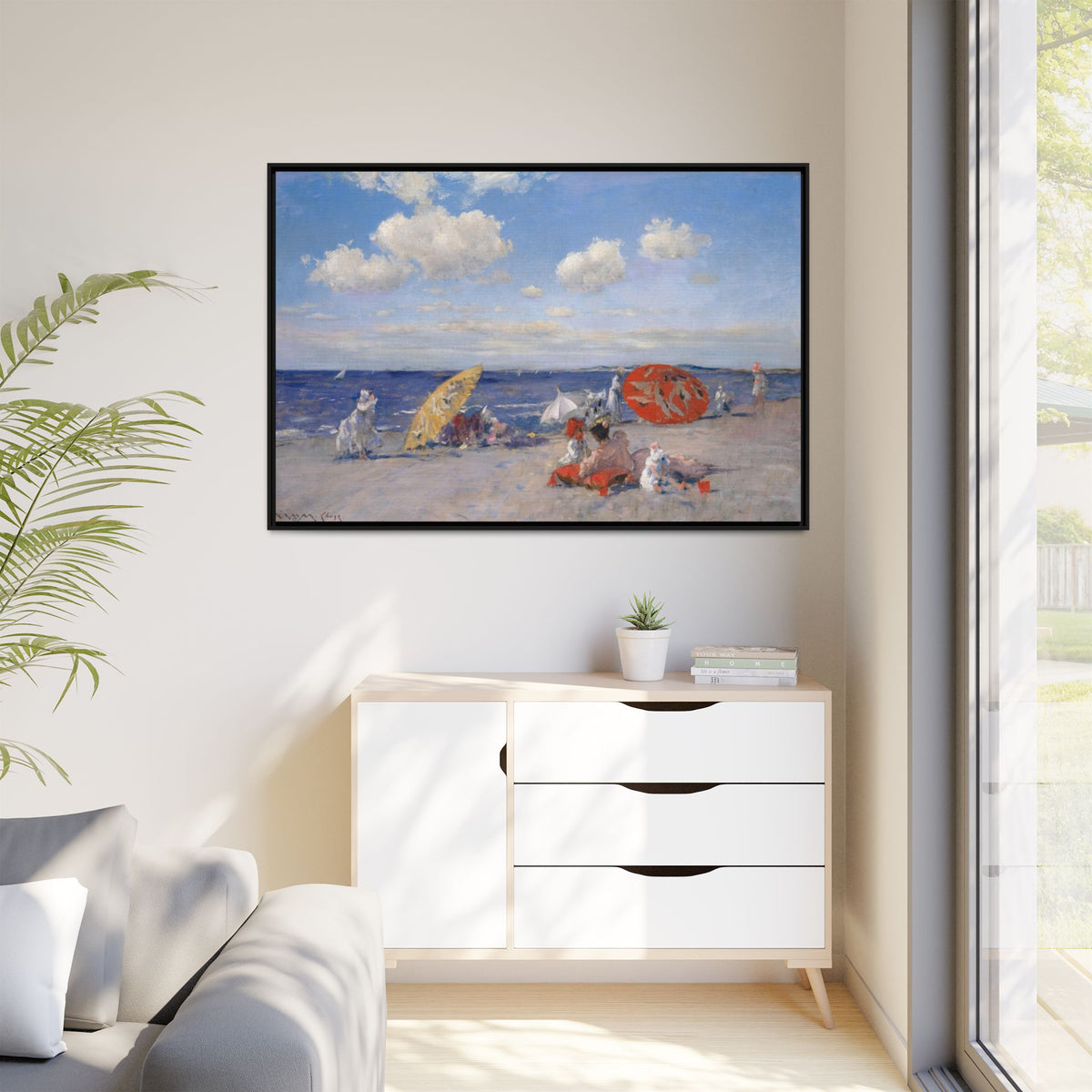 Matte Canvas, Framed (Multi-color)